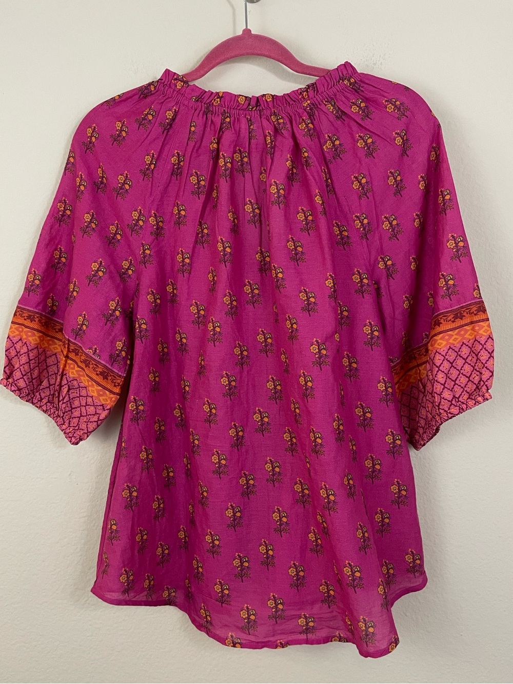 Sundance Floral Button-Down Blouse Size XS - Picture 5 of 6